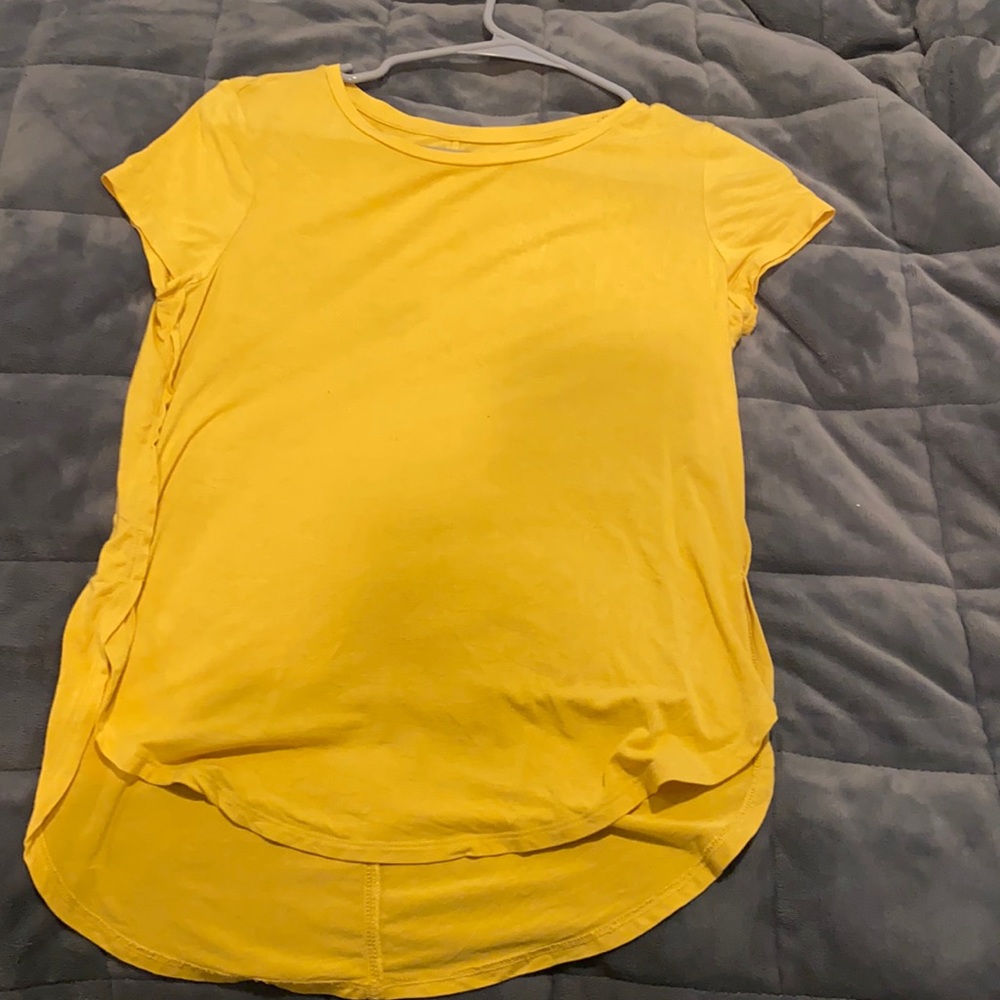 Mustard yellow, large 10-12 kids, old navy, short sleeve